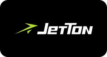 Logotipo de JetTon Casino, operador con juegos instantáneos Galaxsys