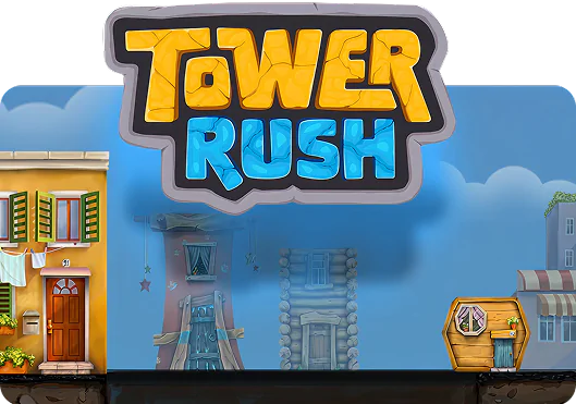 Comparación entre modo demo y modo real de Tower Rush en la misma interfaz de casino